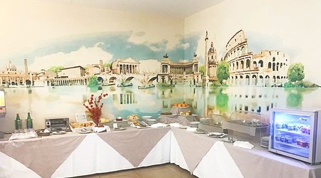 Restaurante oasis desayuno ELE Green Park Hotel Pamphili Roma, Italia